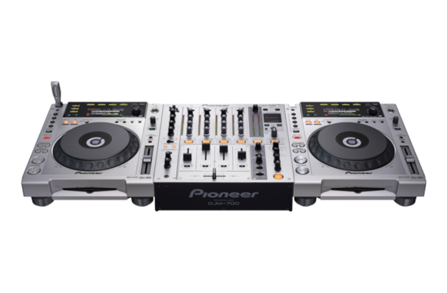 Комплект Pioneer<br>DJM700 + 2 x CDJ850