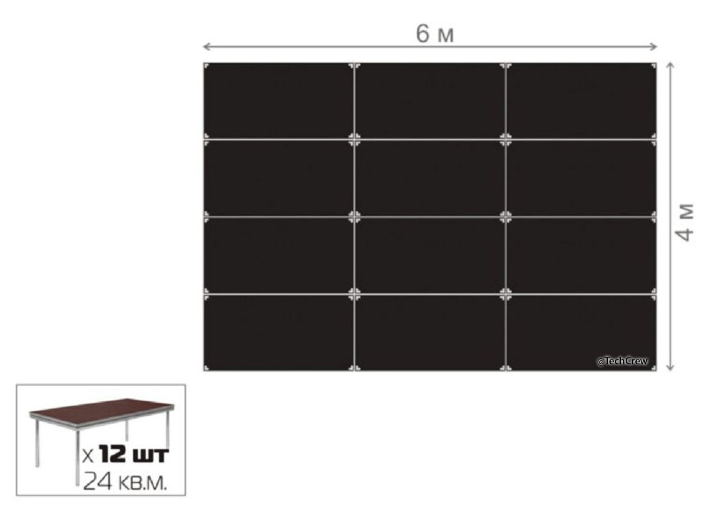 Подіум 6×4